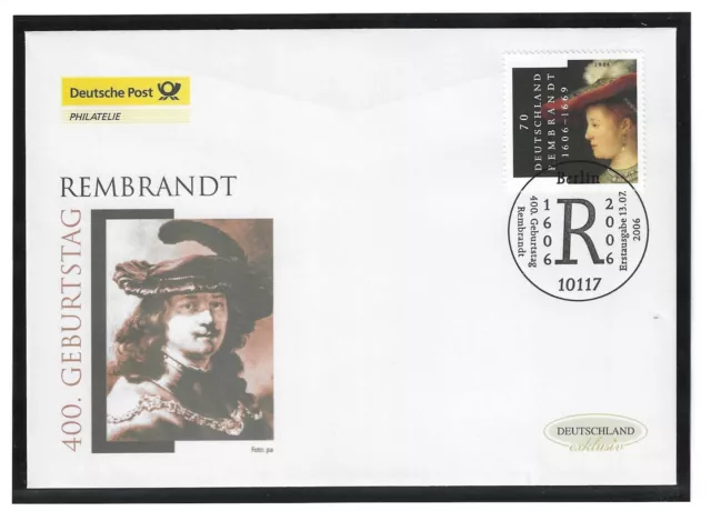 Ersttagsbrief Michel- Nr. 2550 Deutschland 2006 B.R.D. FDC ETB Rembrandt