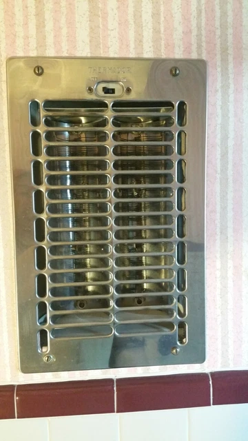 THERMADOR BATHROOM WALL Heater 1950's - Fully Working - Excellent  Condition. $200.00 - PicClick