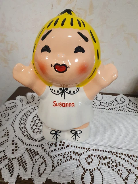 SUSANNA TUTTA PANNA in ceramica pubblicità Invernizzi Carosello