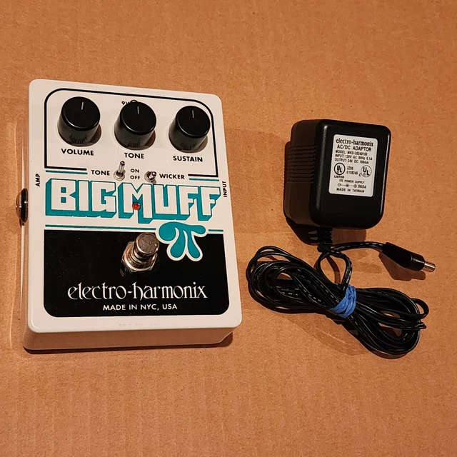ELECTROHARMONIX BIG MUFF Pi With Tone Wicker Fuzz Electric Guitar