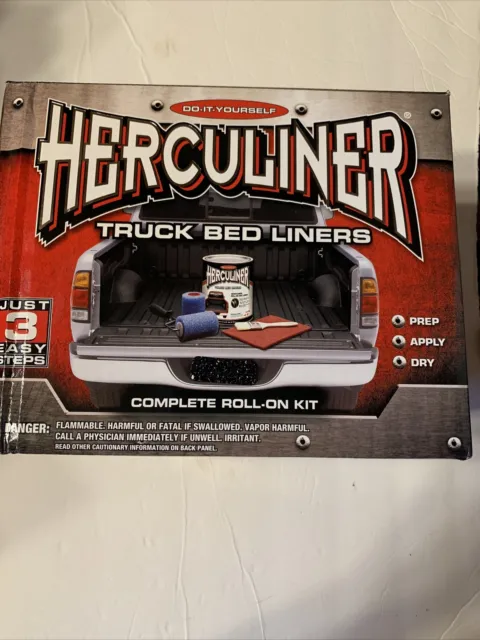 Herculiner 1 Gallon Truck Brush on Bedliner Kit New w/ Free Shipping✅