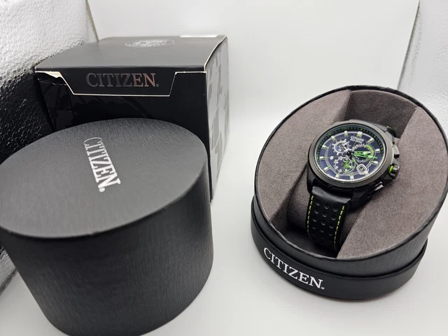 CITIZEN ECO DRIVE W760 S079888 Proximity Green Black Date Quartz Watch 350.00 PicClick UK