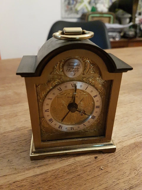 Orologio Sveglia da tavolo Swiza Tempus Fugile vintage