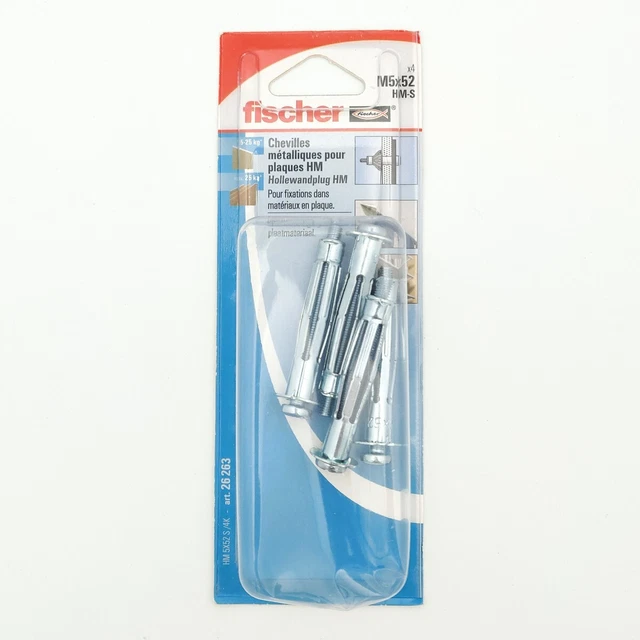 fischer Metallexpaner Hohlwand M5X52 S 4-PACK