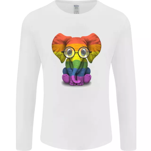 Lgbt Elefante Gay Pride Giorno Consapevolezza Uomo Maniche