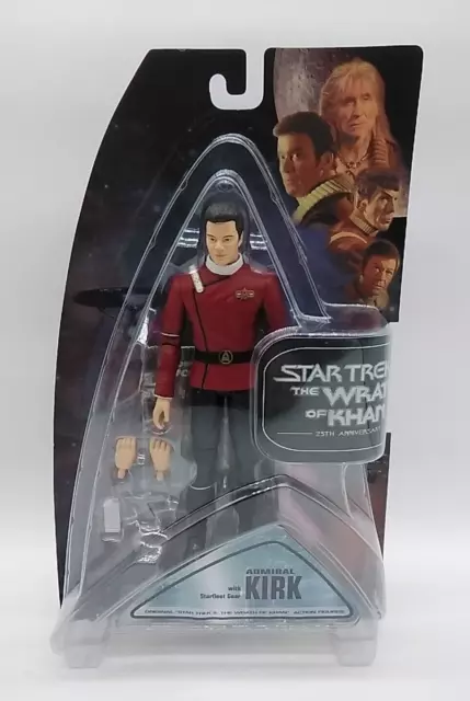 Star Trek Wrath of Khan 25th Anniversary Admiral Kirk Action Figure Sealed