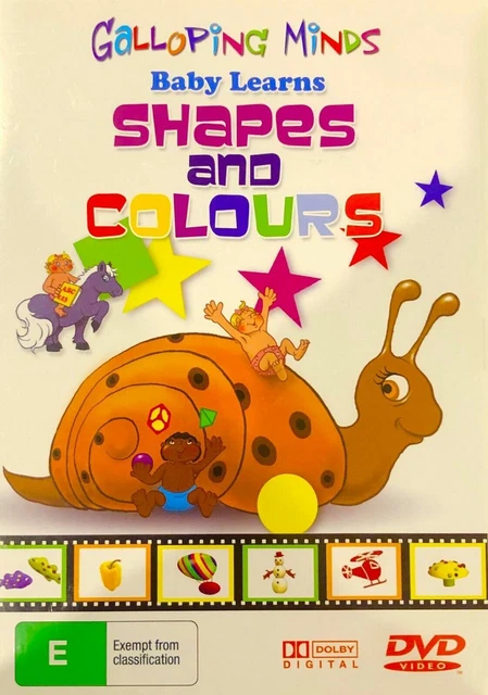 GALLOPING MINDS BABY Learns Shapes and Colours DVD NEW