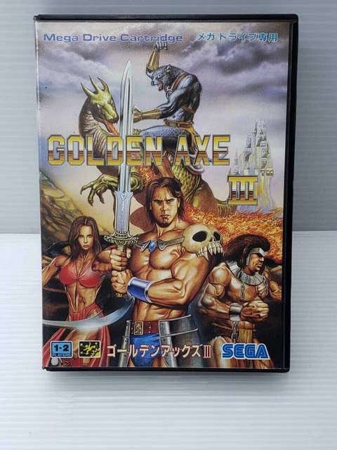 Golden Axe 3 pal custom game perfect megadrive complete hq Golden Axe 3 pal custom game perfect megadrive complete hq