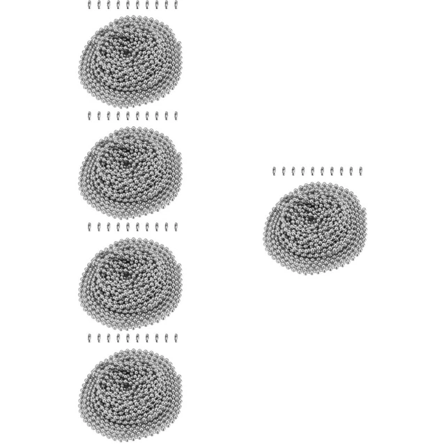 NKlaus Catena A Sfera Rotonda In Argento 925, Larga 1,2mm E Lunga 40cm: L'Eleganza Sottile Per Ogni Giorno (8426)