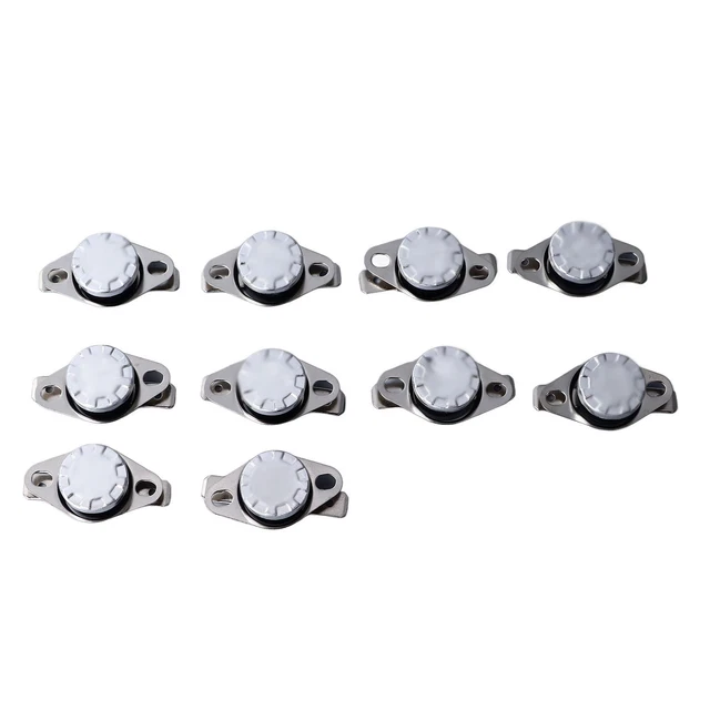 10 Pièces Interrupteur De Commande Thermique De Thermostat Protection Contre