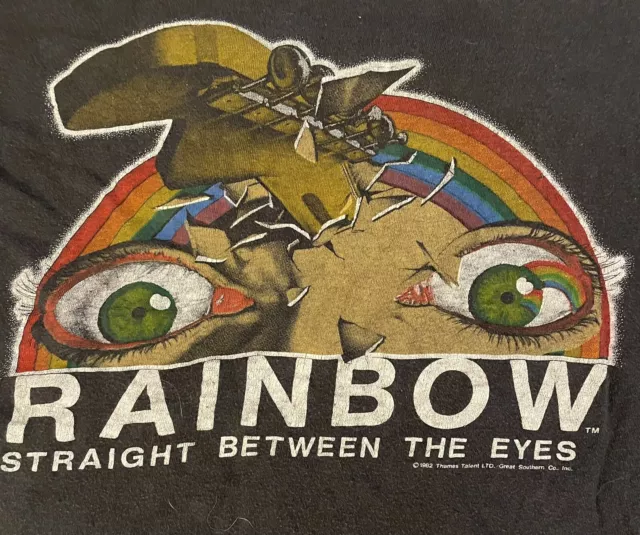 Rainbow World Tour 1982 original shirt L 3