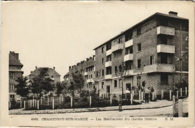 CPA CHAMPIGNY-sur-MARNE - Les habitations des gardes mobiles (146869)