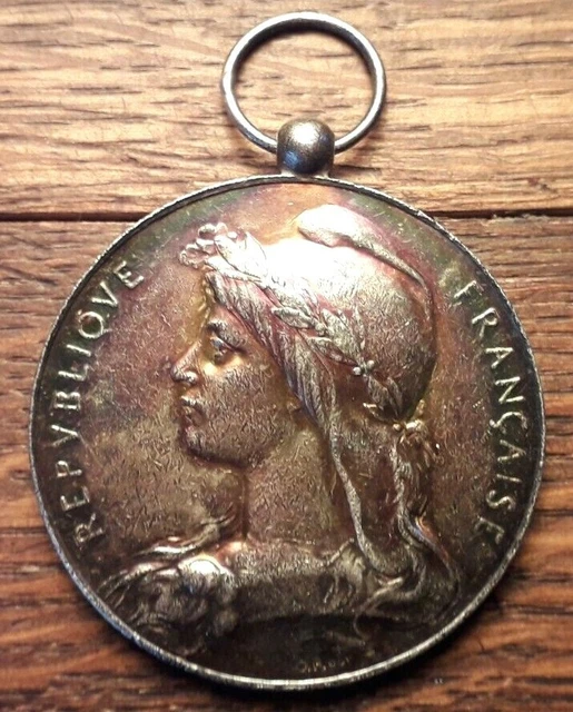 Médaille Cycliste Vintage A. Desaide - Bronze Début XXe Siècle, Non Attribuée, France