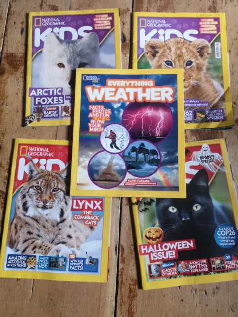 National Geographic Kids Magazine Book Bundle Everything Weather 4 Mags 2021 22