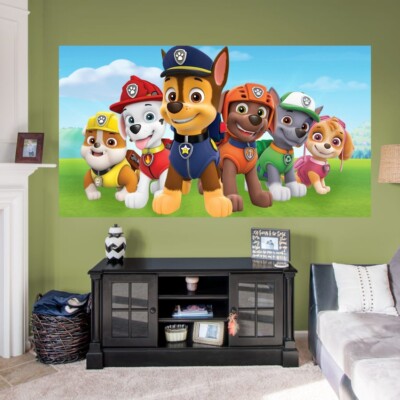 Fototapete Paw Patrol Kinderzimmer Wandbild Tapete 305x204 Kinder Jungen Hunde 