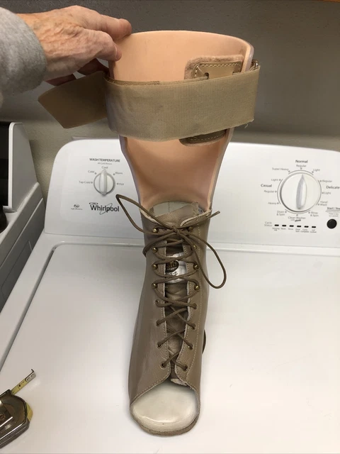 AZAFO Arizona Cuero Tobillo Pie Bota Ortopédica