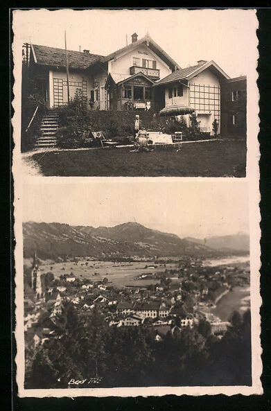 AK Bad Tölz, Hotel-Pension Villa Tilde, Angerstraße 15, Gesamtansicht 1935