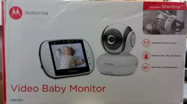 MOTOROLA MBP36s Digital Video Baby Monitor With 3.5-Inch Colour Screen ( USED ) 3