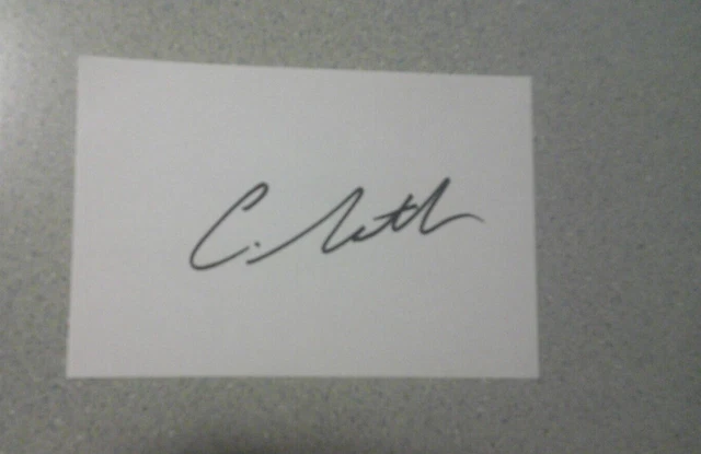 Cory Monteith Signed 4X6 Index Card Autograph - Glee Cory Monteith Signed 4X6 Index Card Autograph - Glee