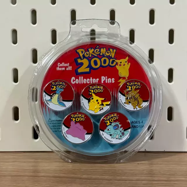 Pokemon 2000 Collector Pins Sealed