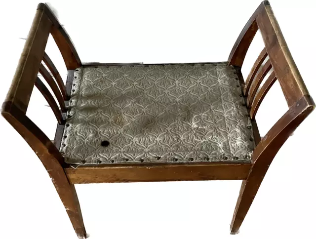 Vintage Wood Bench One Person Chair