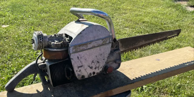 Vintage Wright GS-218 Chainsaw Saw with Bar (kk) Vintage Wright GS-218 Chainsaw Saw with Bar (kk)