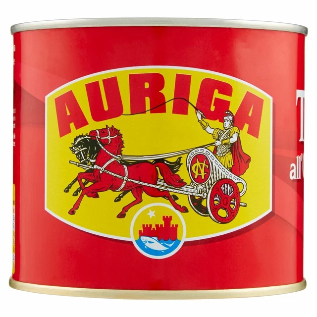 TONNO - ALL'OLIO DI OLIVA - AURIGA - 620 grammi - PESCE - BARATTOLO