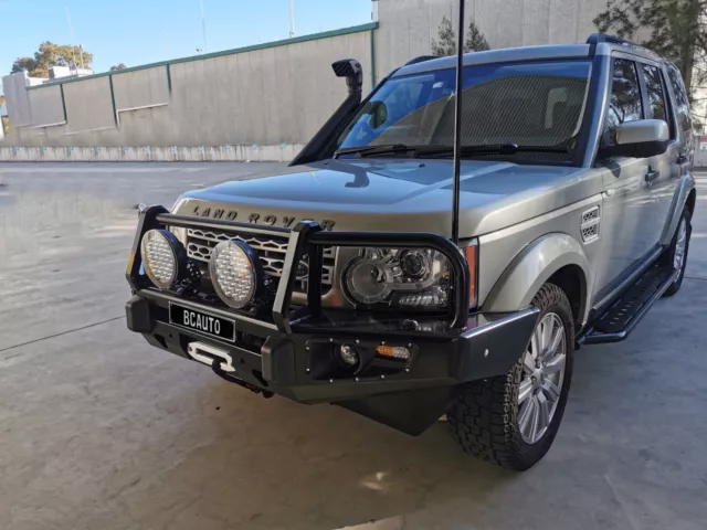 Front Bumper Bar Bull bar for Land Rover Discovery 4 2009-15 Black Steel 3 Loops