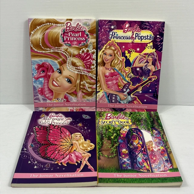 BARBIE PRINCESS X4 Chapter Books Junior Novelisation 2019 Set