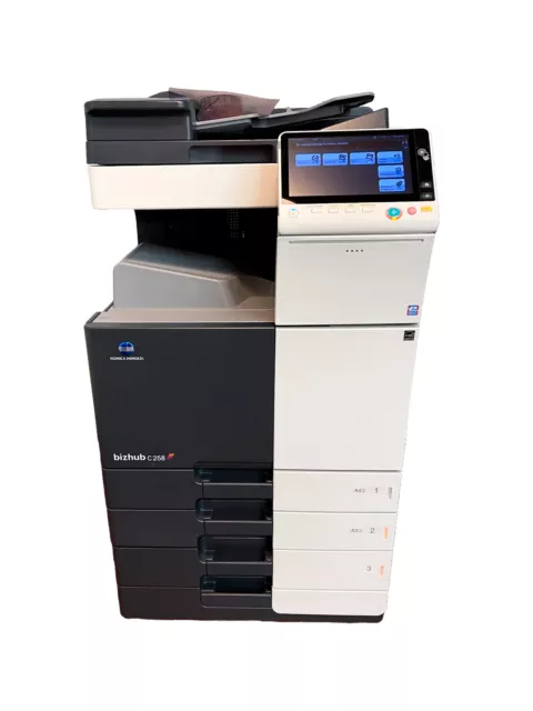 Konica Minolta bizhub C258 A3 Kopierer Drucker Scanner AirPrint