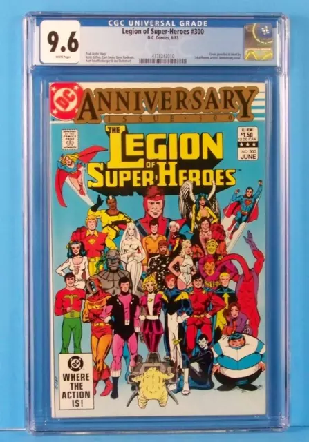Legion of Super-Heroes #300 DC 1983  Anniversary Issue CGC 9.6 NM+