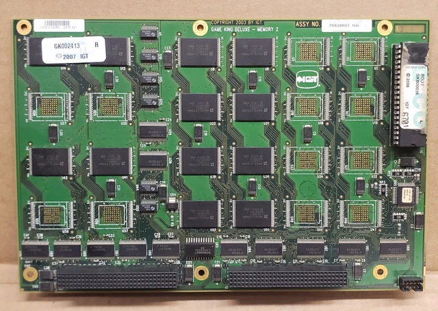 IGT Game King WILD WOLF Software Deluxe Memory Board GK002413 w/ GKB00036