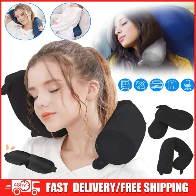 Twist Memory Foam Travel Pillow For Neck Chin Lumbar And Leg Support 100% Cotton