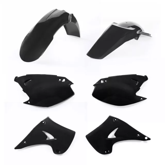 ACERBIS Set Motorradverkleidungen Plastics Schwarz Für Kawasaki 125 KX 2003-2008