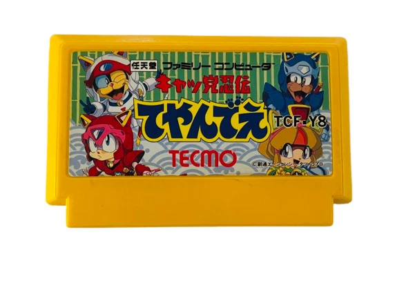 Kyatto Ninden Teyandee NES Famicom NINTENDO Software TECMO Operation confirmed