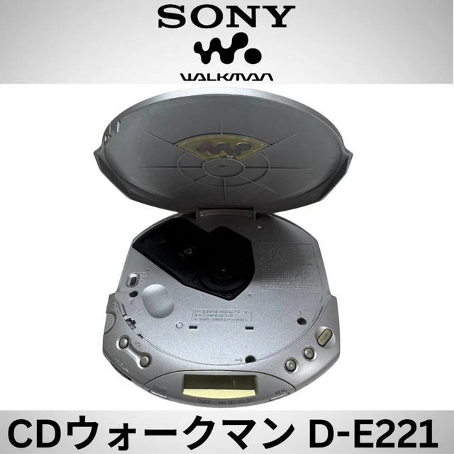 SONY WALKMAN D-E221 Personal CD Player ESP Max - Tested Works