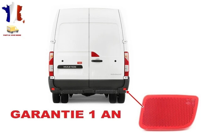 Pare-choc Arrière Droit VAN WEZEL Pour FIAT Ducato III - Compatible Citroën Jumper, Peugeot Boxer, Avec Réflecteur
