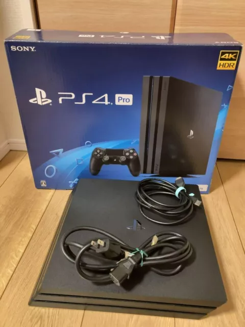 SONY PS4 PLAYSTATION 4 Pro Jet Black 1TB CUH-7100BB01 With Box