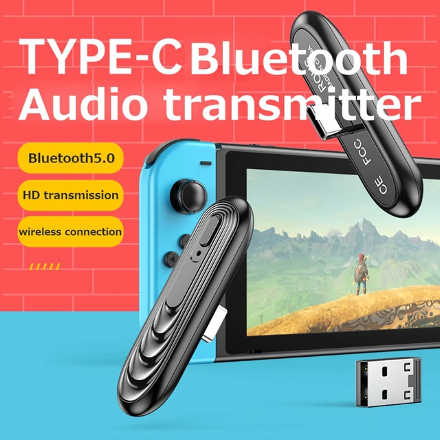 For N-Switch/Lite Bluetooth 5.0 Adapter HIFI Wireless Headset with Microphone