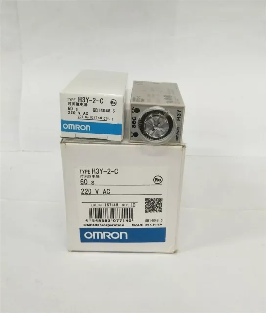Omron H3Y-2-C 220VAC Timer New One Free Shipping H3Y2C