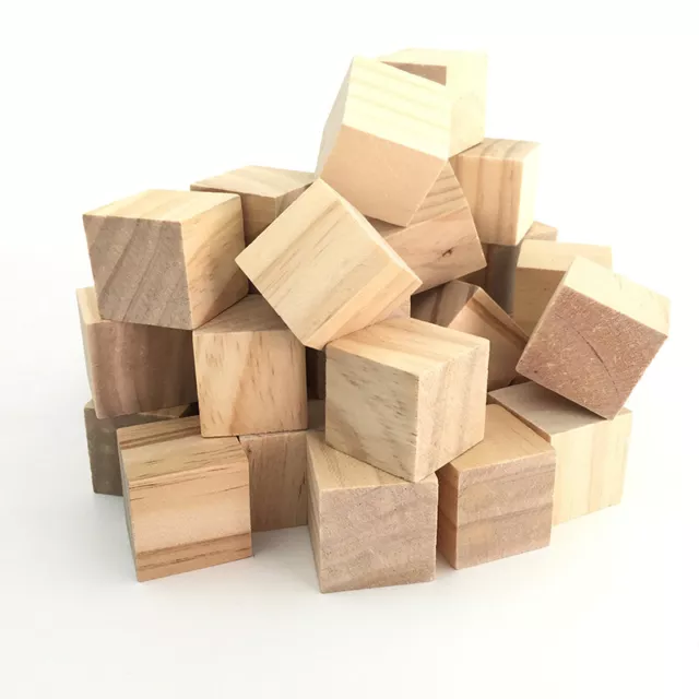 Rectangle Wooden Cubes Blocks Craft Supplies Blocks Wood Cubes Pine  Minecraft