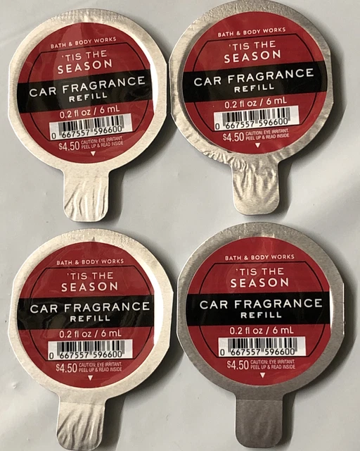 Bath & Body Works Scentportable Fragrance Refill 'TIS THE SEASON X 4