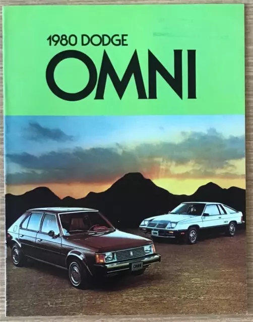 DODGE OMNI Canadian 1980 Car Sales Brochure #DOC-80-E