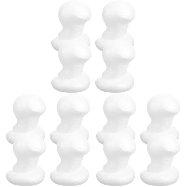 12 PCs unvollendete Schaumtierschaumkugel tierische Schaumhandwerk herstellen