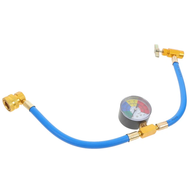 AIR CONDITIONER PORTABLE R134a Recharge Hose Car Maintenance Tool AC