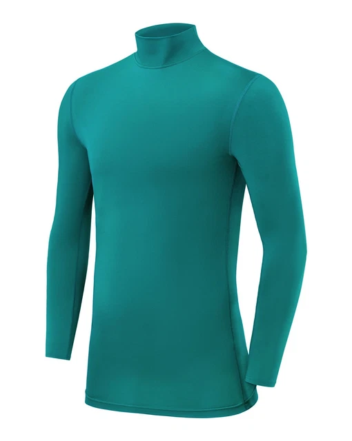 Maglia Compressione Uomo PowerLayer - Manica Lunga, Girocollo, Tessuto Tecnico Per Sport