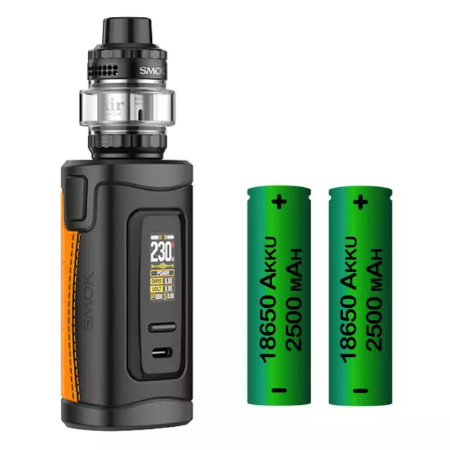 Smok - Morph 3 Kit inkl. T-Air Tank (5 ml) - E-Zigarette inkl. 2 x 18650 Akku (2