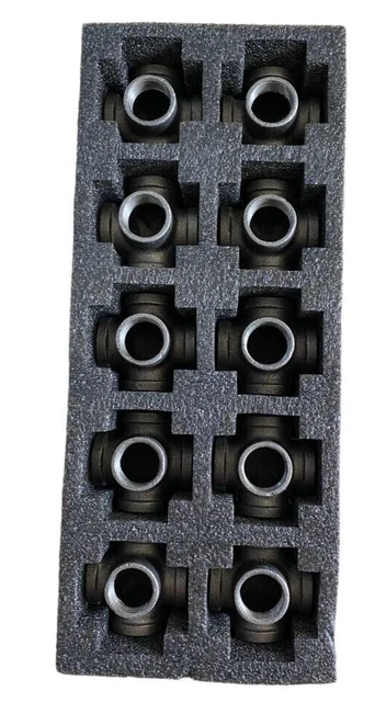 3/4" 4-Way Side Outlet Tee, Home TZH Malleable Iron Pipe Fittings for Industrial