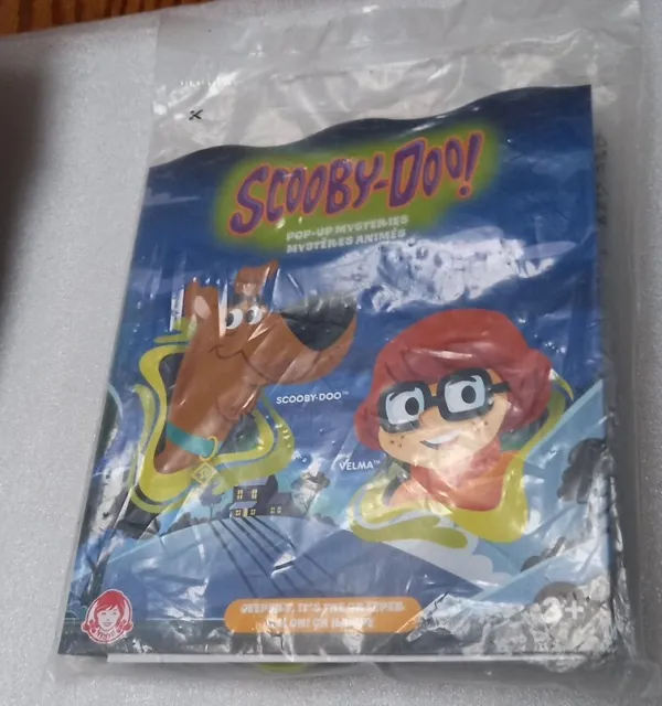 WENDYS SCOOBY DOO Pop Up Mysteries A Clue for Scooby Doo Kids Meal Toy