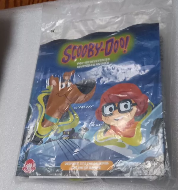 WENDYS SCOOBY DOO Pop Up Mysteries A Clue for Scooby Doo Kids Meal Toy